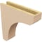 Ekena Millwork 4"W x 16"D x 16"H Thin Legacy Rough Cedar Woodgrain TimberThane Corbel, Primed Tan CORUR04X16X16LGYRCPR - alternate 5